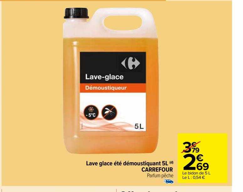 lave glace été démoustiquant 5l carrefour