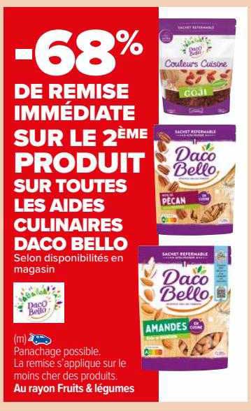 les aides culinaires daco bello