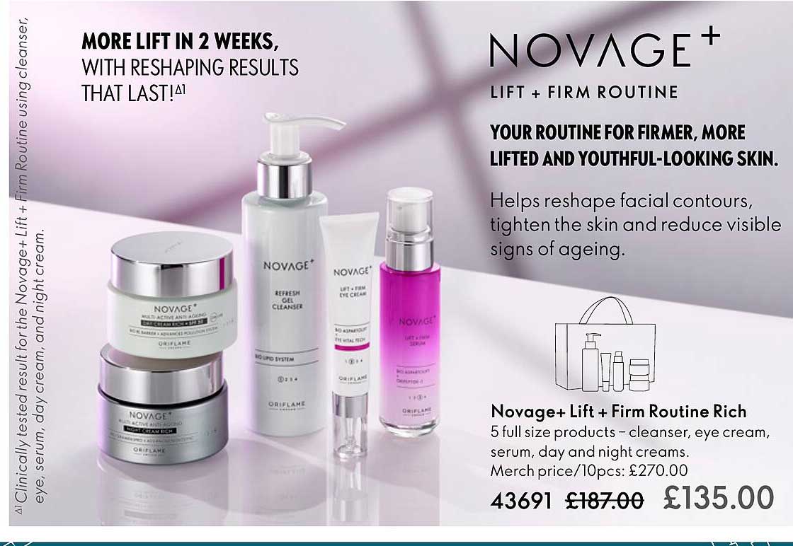 Novage+ Lift + Firm Routine Rich