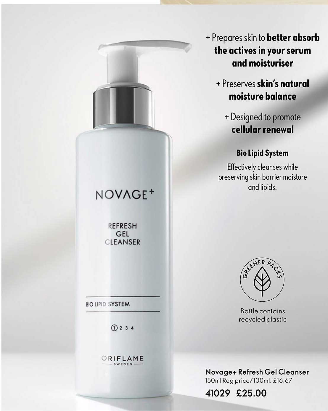 Novage+ Refresh Gel Cleanser