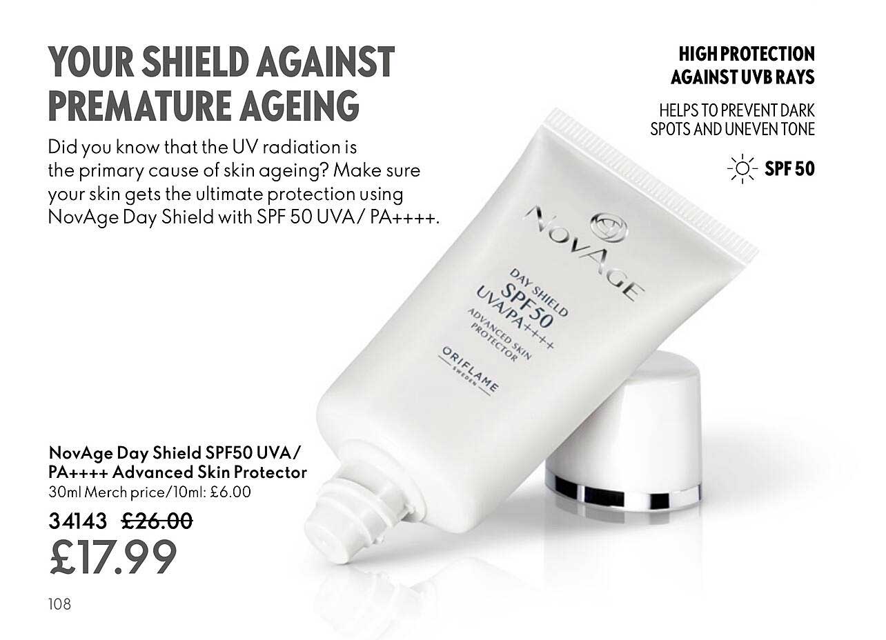 novage day shield spf50 uva/pa++++ advanced skin protector