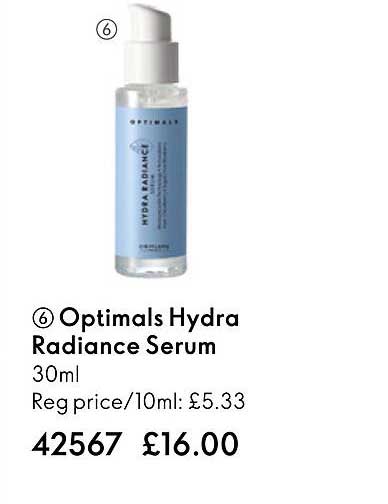 optimals hydra radiance serum