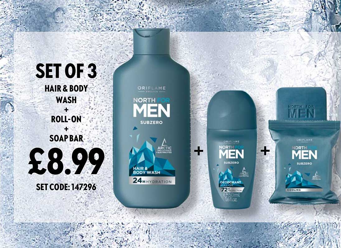 oriflame north for men subzero
