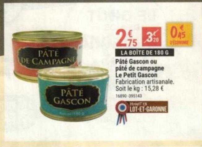 pâté gascon ou pâté de campagne le petit gascon