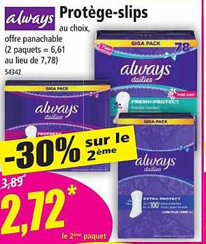 protège-slips always