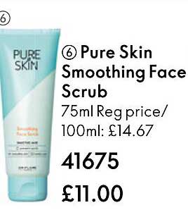 Pure Skin Smoothing Face Scrub