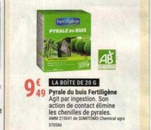 pyrale du buis fertiligène
