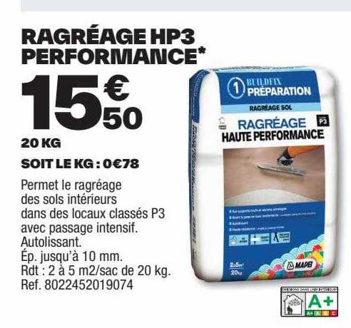 Ragréage Hp3 Performance