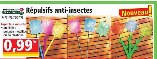 répulsifs anti-insectes powertec garden