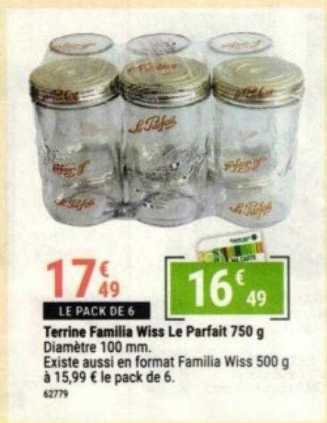 terrien familia wiss le parfait 750g