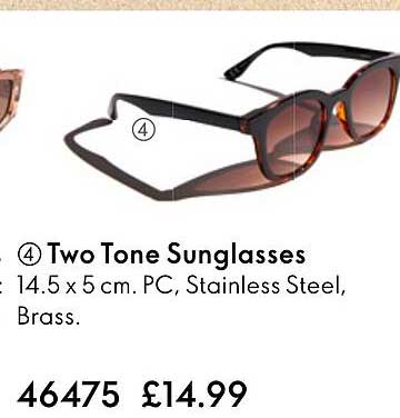 two tone sunglasses