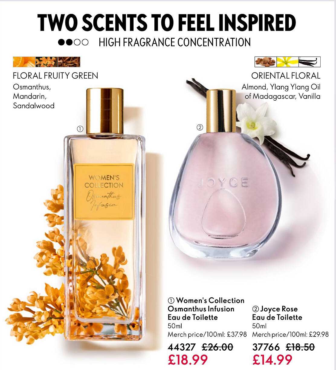 women's collection osmanthus infusion eau de toilette, joyce rose eau de toilette