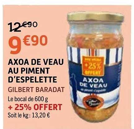 AXOA DE VEAU AU PIMENT D'ESPELETTE