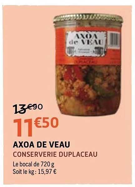 AXOA DE VEAU