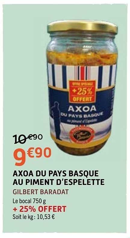 AXOA DU PAYS BASQUE AU PIMENT D’ESPELETTE