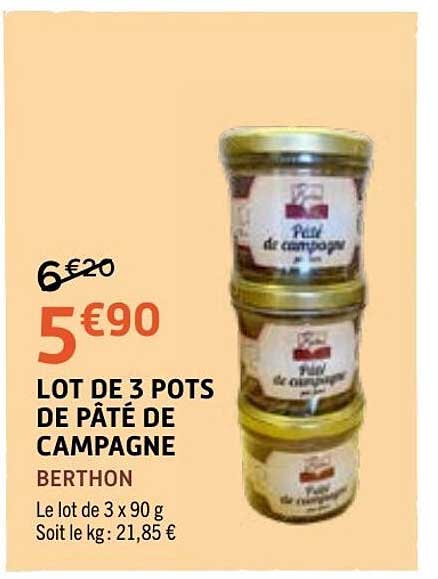 BERTHON Pâté de campagne