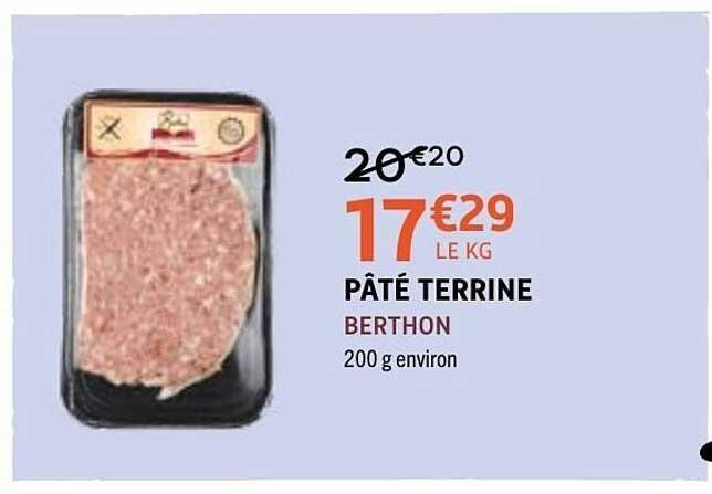 BERTHON PÂTÉ TERRINE