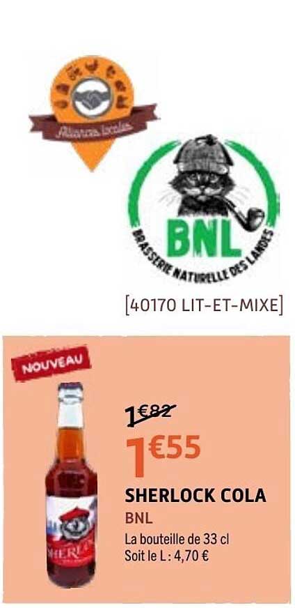 BNL SHERLOCK COLA