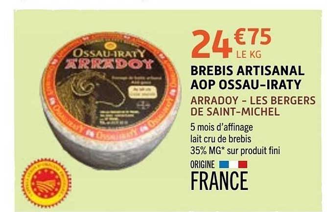 BREBIS ARTISANAL AOP OSSAU-IRATY