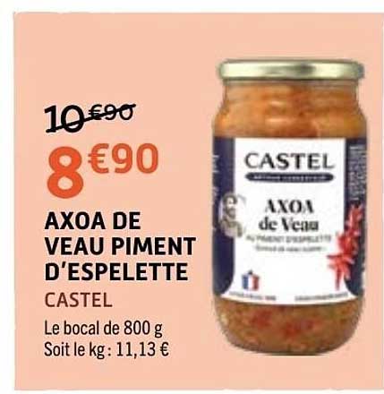 CASTEL AXOA DE VEAU PIMENT D’ESPELETTE