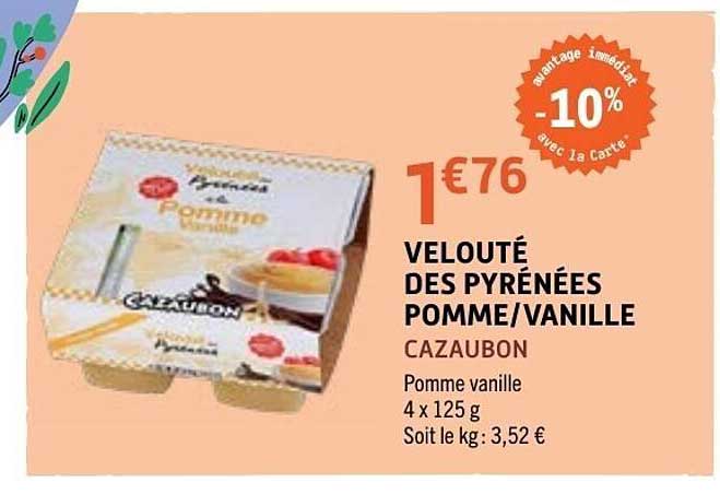 CAZAUBON VELOUTÉ DES PYRÉNÉES POMME/VANILLE