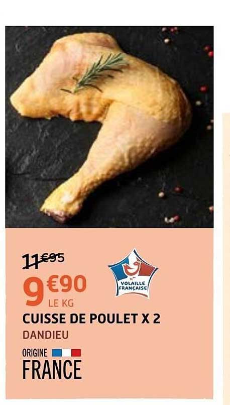 CUISSE DE POULET X 2