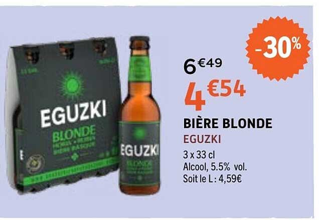 EGUZKI BIÈRE BLONDE