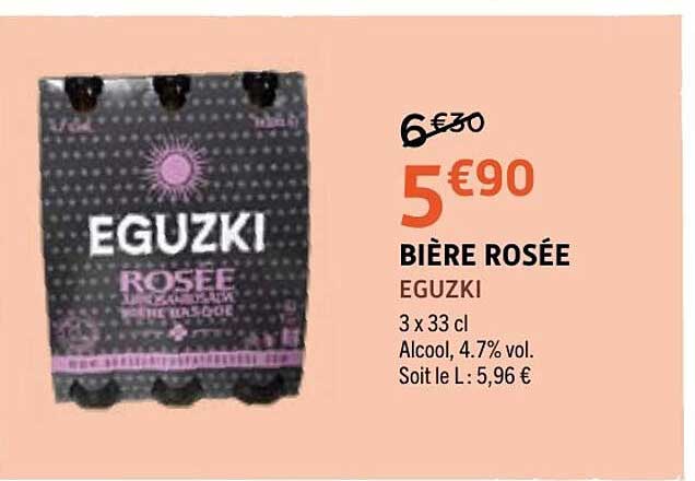 EGUZKI BIÈRE ROSÉE