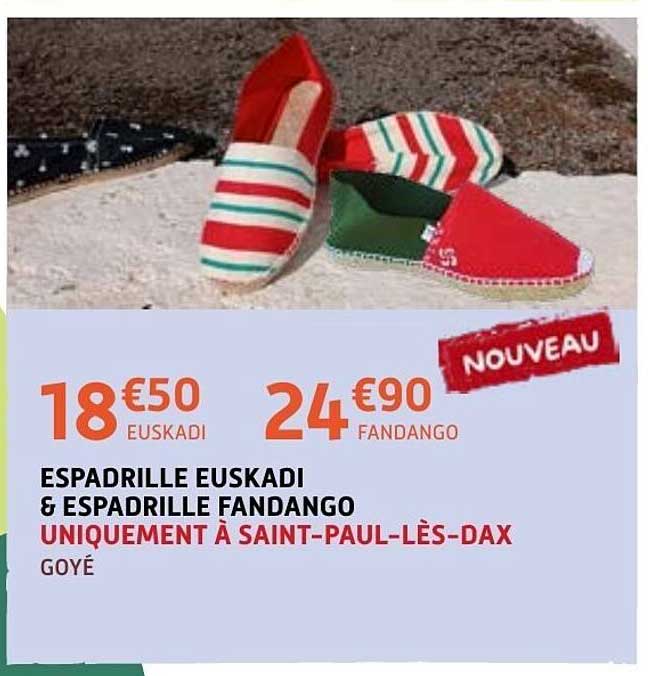 ESPADRILLE EUSKADI & ESPADRILLE FANDANGO
