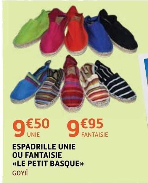 ESPADRILLE UNIE OU FANTAISIE