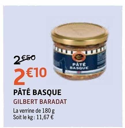 GILBERT BARADAT PÂTÉ BASQUE
