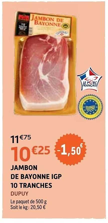JAMBON DE BAYONNE IGP