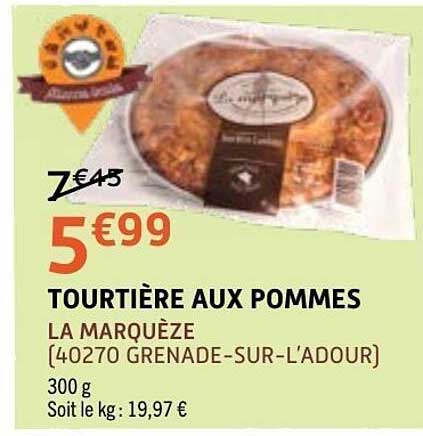LA MARQUÈZE TOURTIÈRE AUX POMMES