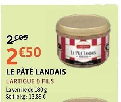 LARTIGUE & FILS Le Pâté Landais