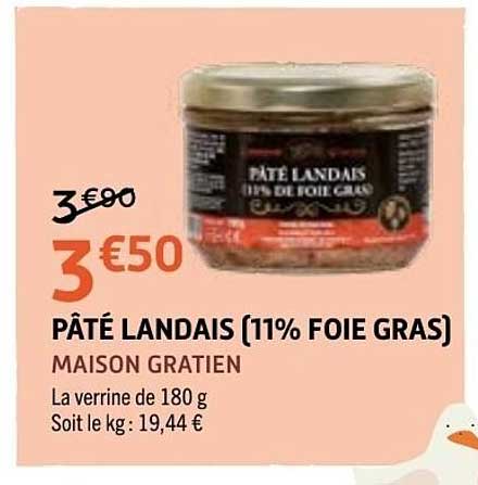 MAISON GRATIEN PÂTÉ LANDAIS