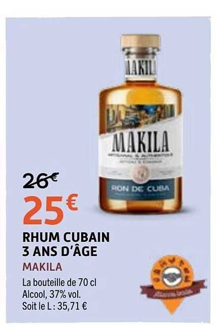 MAKILA RHUM CUBAIN