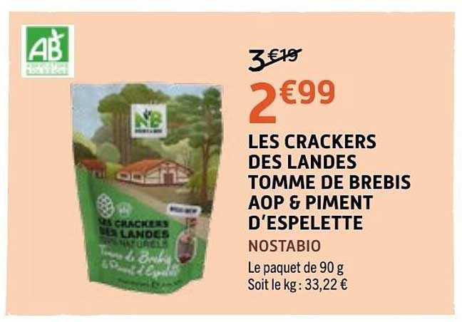 Nostabio Les Crackers des Landes