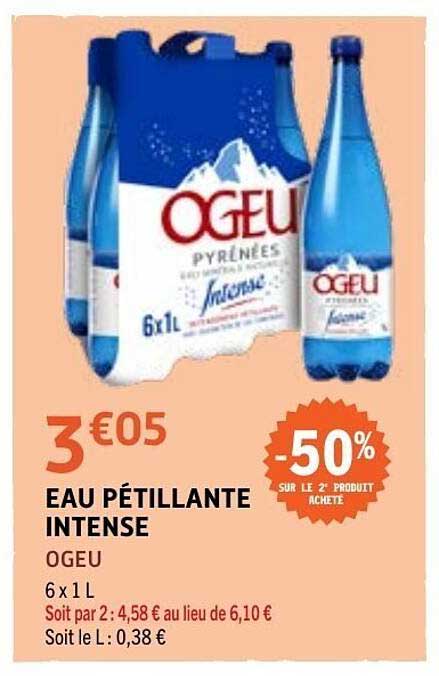 OGEU EAU PÉTILLANTE INTENSE