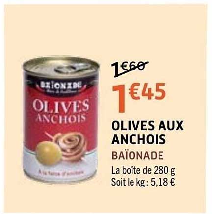 OLIVES AUX ANCHOIS