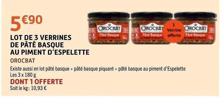 OROCBAT Pâté Basque