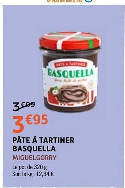 PÂTE À TARTINER BASQUELLA