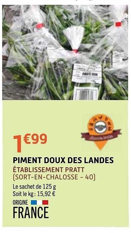 PIMENT DOUX DES LANDES