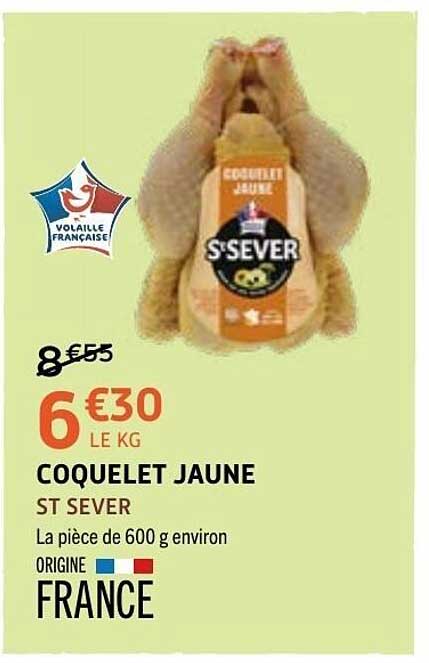 ST SEVER COQUELET JAUNE