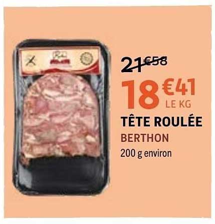 TÊTE ROULÉE BERTHON