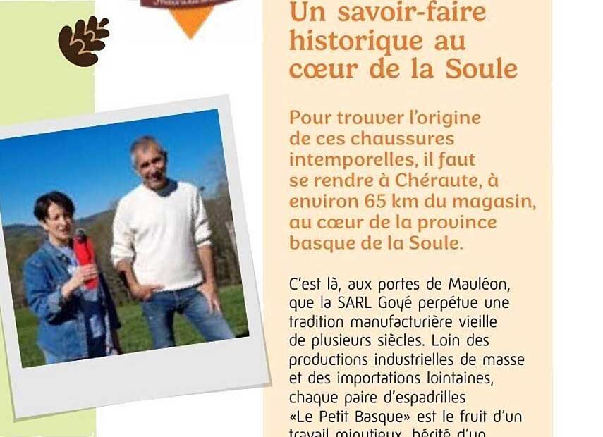 Un savoir-faire historique au cœur de la Soule