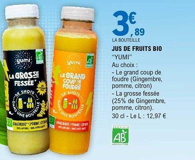 YUMI JUS DE FRUITS BIO