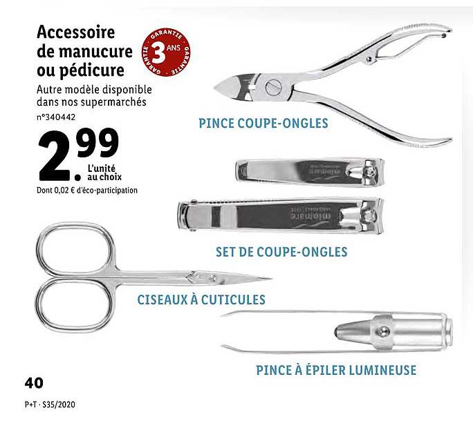 accessoire de manicure ou pédicure