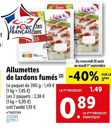 Allumettes De Lardons Fumés