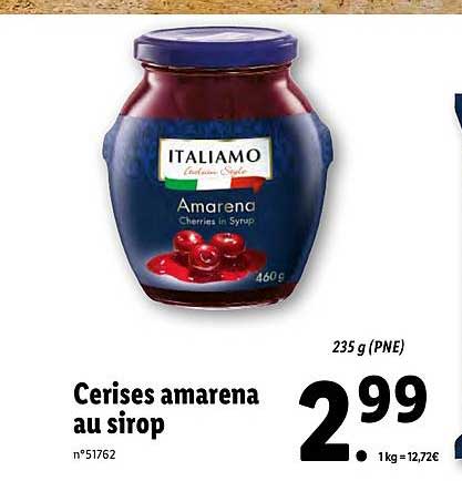 Cerises Amarena Au Sirop Italiamo