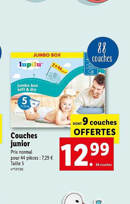 Couches Junior Lupilu
